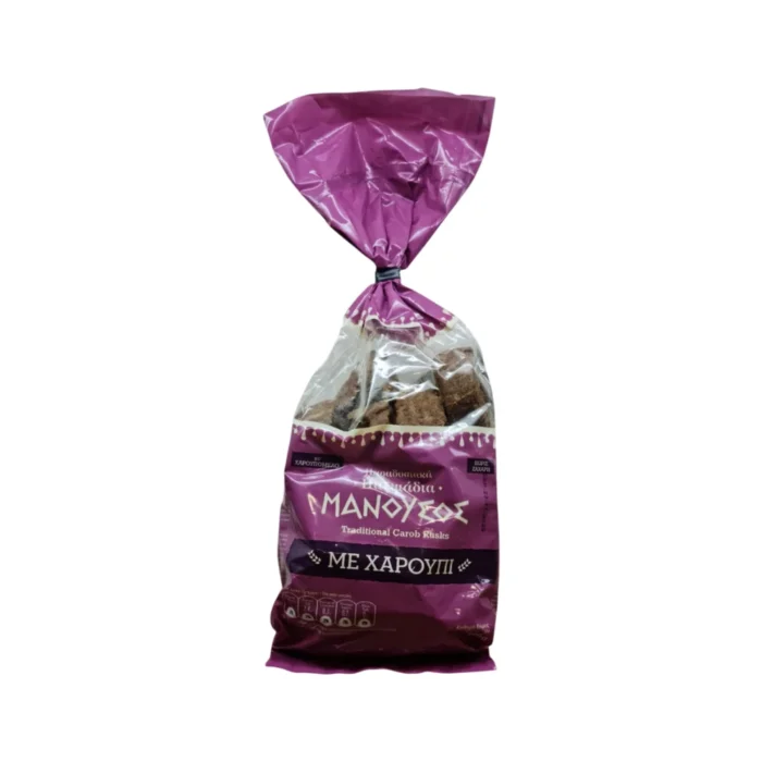 Παξιμαδακι με Χαρούπι Χωρίς Ζάχαρη 400gr