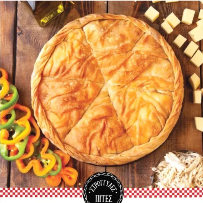 Τυρόπιτα Χειροποίητη Στρογγυλή 1600gr